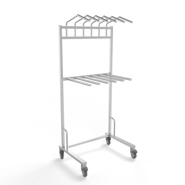 Wieszak mobilny na fartuchy RTG