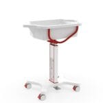 Wanna do kąpania noworodków z regulacją wysokości