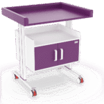 Stanowisko do pielęgnacji: 1xblat, 1xszafka 2-drzwiowa