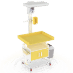 Stanowisko do pielęgnacji: 1xblat, 1xszafka 2-drzwiowa