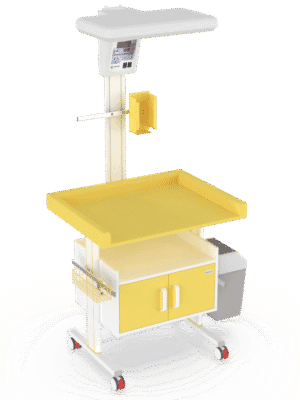 Stanowisko do pielęgnacji: 1xblat, 1xszafka 2-drzwiowa