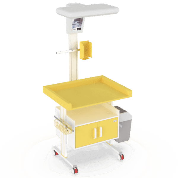 Stanowisko do pielęgnacji: 1xblat, 1xszafka 2-drzwiowa