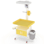 Stanowisko do pielęgnacji: 1xblat, 1xszafka 2-drzwiowa