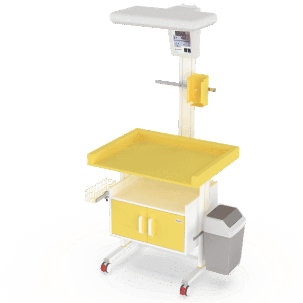 Stanowisko do pielęgnacji: 1xblat, 1xszafka 2-drzwiowa