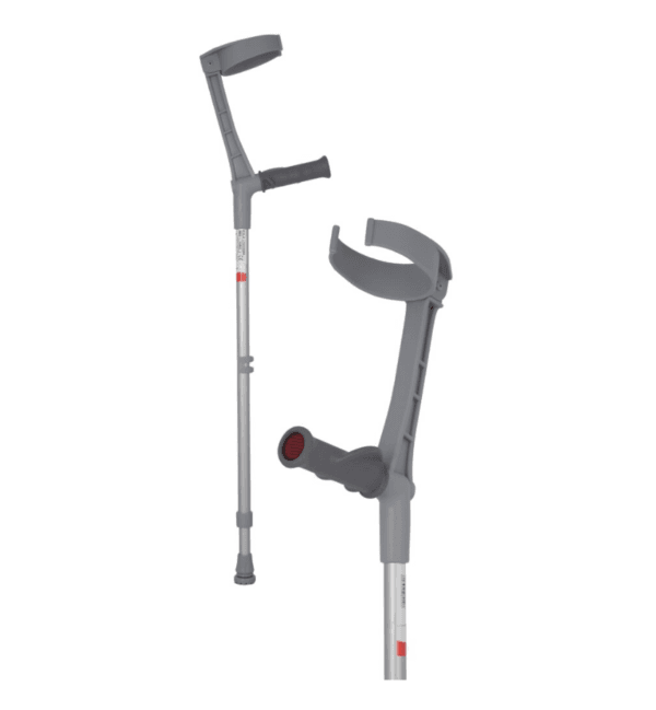 Kula łokciowa ergonomiczna, pojedynczo regulowana, podpórka odchylana